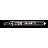 Pentel - Filzstift N60 Diagonale 1,2-6 mm schwarz