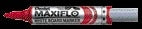 Pentel - Whiteboardmarker MWL5M Maxiflo rund 3mm rot