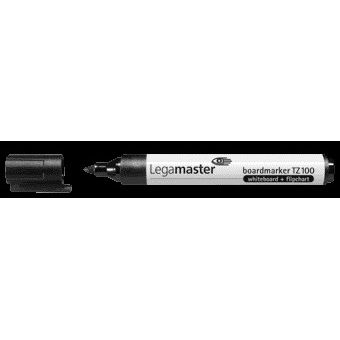 Legamaster - Whiteboardmarker TZ 100 rund 1,5-3mm schwarz | 10 Stück