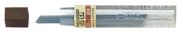 Pentel - Bleistiftstift Pentel 2H 0,3 mm 12st schwarz | Röhrchen ein 12 Stück