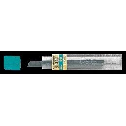 Pentel - Bleistiftmine 2h 0,7mm 12 Stück schwarz
