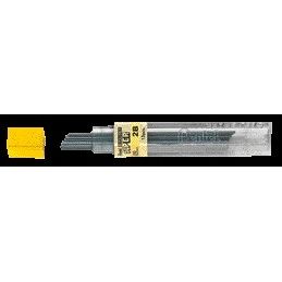 Pentel - Bleistiftmine 2B 0,9 mm schwarze Tube mit 12 Stück