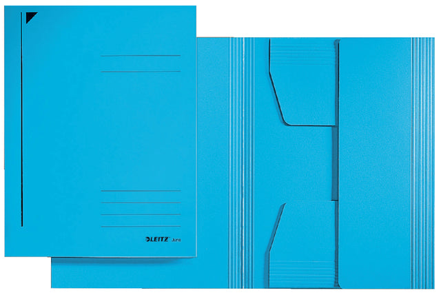 Dateiordner Leitz A3 3 Ventile 430gr Blau
