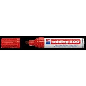 Edding - Filzstift 500 diagonal 2-7mm rot | 10 Stück