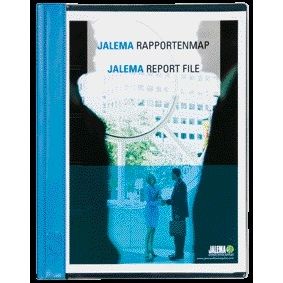 Jalema - Djois Berichtsmappe mit Schnellverschluss und A4 blauer Abdeckplatte | 50 Stück