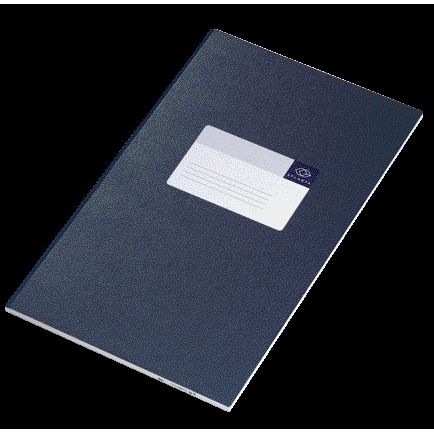 Atlanta - Notizbuch Djois geklebt 330x205mm 96 Seiten blau | 5 Stück