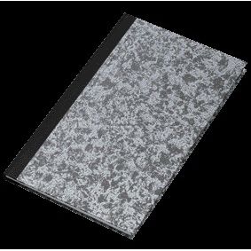 Atlanta - Notizbuch Djois Excellent genäht 330x205mm 288 Seiten liniert grau wolkig
