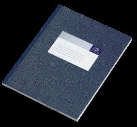 Atlanta von Jalema – Notizbuch Djois, geklebt, 210 x 165 mm, 160 Seiten, blau