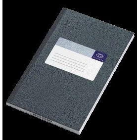 Atlanta - Notizbuch Djois geklebt 165x105mm 128 Seiten grau