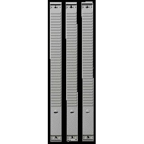 Quantore - Planungstafelelement Djois Größe 2 48mm 35 Schlitze grau | 3 Stück