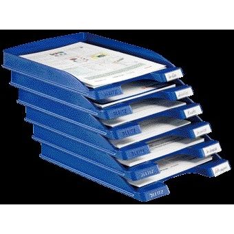 Leitz - Briefablage Plus Slim A4 blau