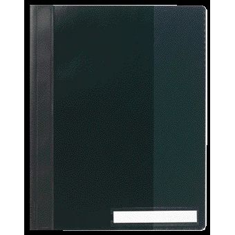 Quantore - Schnellhefter A4 PVC extra breit schwarz