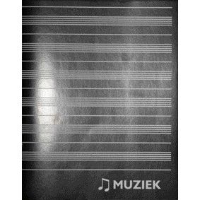 Qbasic - Musiknotizbuch 165x210 36 Seiten 70gr schwarz | 10 Stück