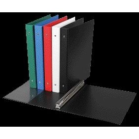 Quantore - Ringbuch A4 23-Ring O-Mech 19mm PP sortiert