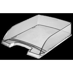 Leitz - Briefablage Plus A4 transparentes Rauchglas