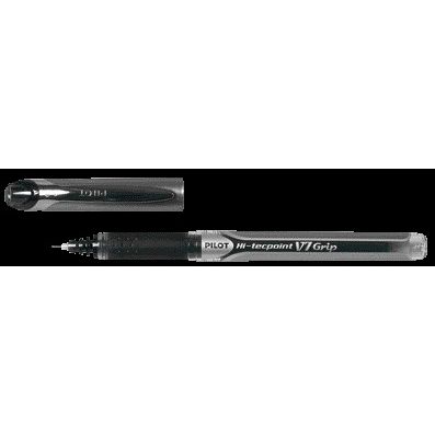 Pilot - Tintenroller Hi-Tecpoint Grip V7 medium schwarz | 12 Stück