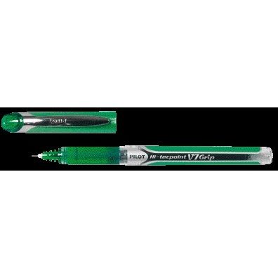 Pilot - Tintenroller Hi-Tecpoint Grip V7 mittelgrün | 12 Stück