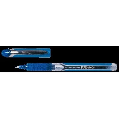 Pilot - Tintenroller Hi-Tecpoint Grip V10 breit blau | 12 Stück