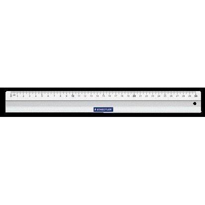 Staedtler - Lineal 563 300mm Metall | 10 Stück