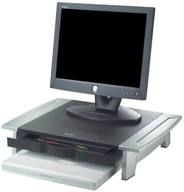 Workstation Fellowes Office Suites Riser kleiner Schwarz/Grau
