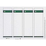 Leitz - Einsteckkarte breit 56x190mm weiß 100 Stück