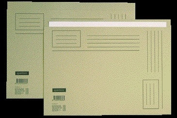 Quantore - Faltmappe Folio unebene Seite 230gr grau | 10 Stück