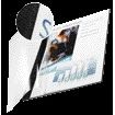 Leitz - Einbanddeckel 7mm Softcover schwarz 10 Stück