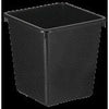 Vepa Bins - Papierkorb Kunststoff quadratisch 27 Liter schwarz | 4 Stück