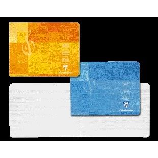Clairefontaine - Schriftmusik 220x170mm 48 Seiten 90gr sortiert