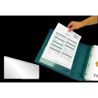 Quantore - Einlegetasche Djois U-Ordner 217x130mm selbstklebend PP transparent 5 Stück