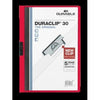 Langlebig - Klemmmappe Duraclip A4 3mm 30 Blatt rot