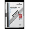 Langlebig - Klemmmappe Duraclip A4 6mm 60 Blatt weiß | 25 Stück
