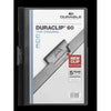 Langlebig - Klemmmappe Duraclip A4 6mm 60 Blatt schwarz