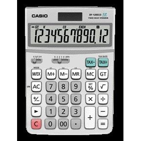 Casio - Taschenrechner DF-120ECO