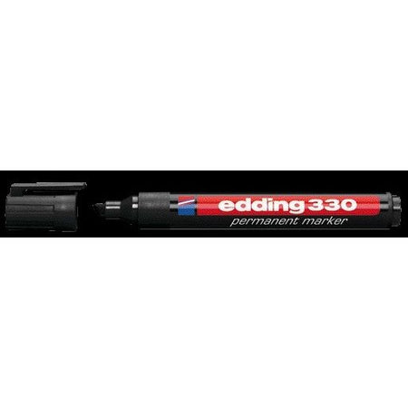 Edding - Filzstift 330 Diagonale 1,5-5mm schwarz | 10 Stück