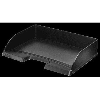 Leitz - Briefablage Plus A4 Maxi quer schwarz | 5 Stück