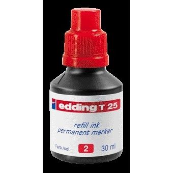 Edding - Filzstifttinte T25 rot | 10 Stück