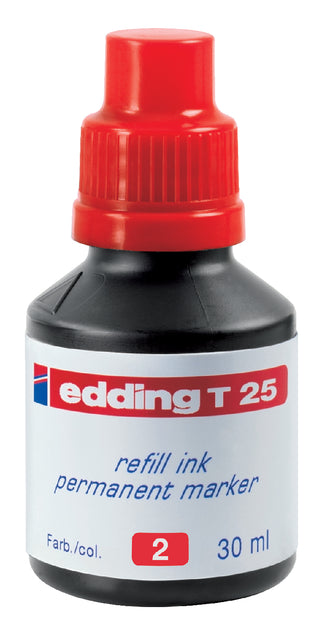 Viltstift Ink EDDing T25 rot | 10 Stück