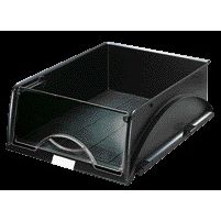 Leitz - Briefkasten Sorty Standard A4 schwarz | 4 Stück