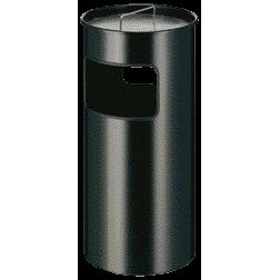 Vepa Bins - Asche-Papierkorb V-Teil 50 Liter schwarz