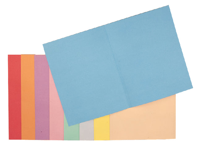 Faltordner Esselte A4 mit Transhipment Manilla 180gr blau