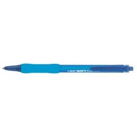 Bic - Kugelschreiber Soft Feel Grip Clic Mittelblau