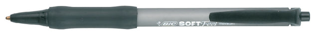 Ballpen Bic Soft Feel Clic Grip Schwarzes Medium