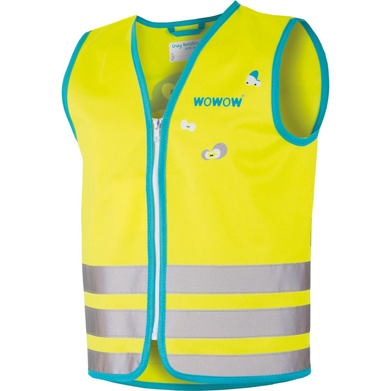 Wowow - Fluoreszierende Weste Crazy Jacket, gelb, M (Kind)