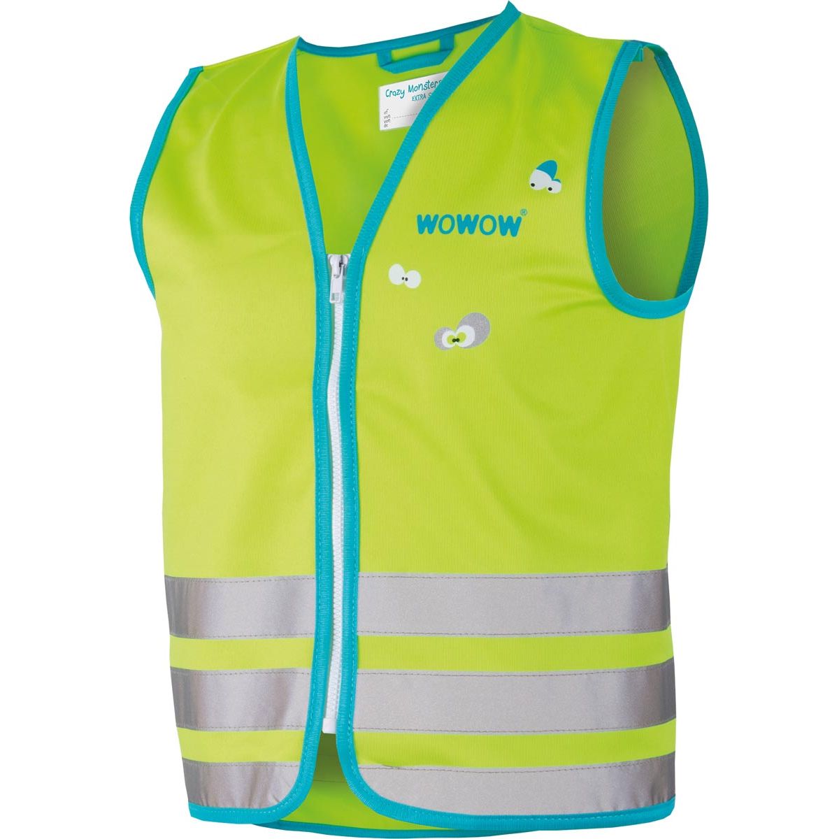 Wowow - Fluoreszierende Weste Crazy Jacket, grün S (Kind)