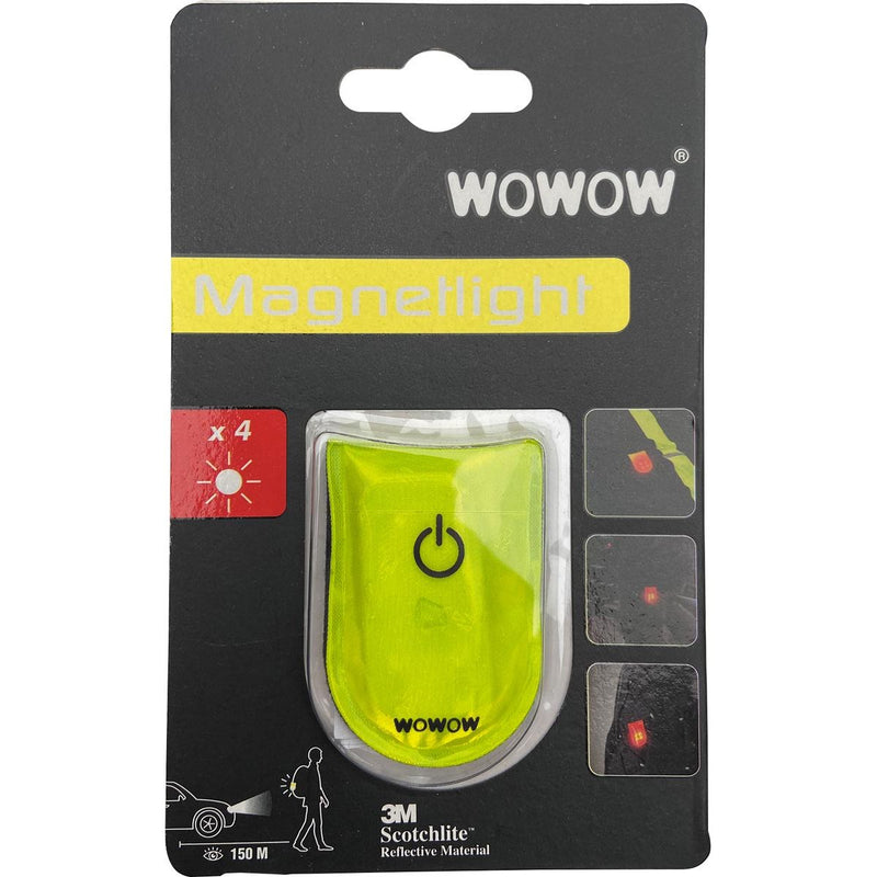 Wowow - Magnetlichtlampe, 4 rote LEDs, mit Magnetverschluss, mit Batterie