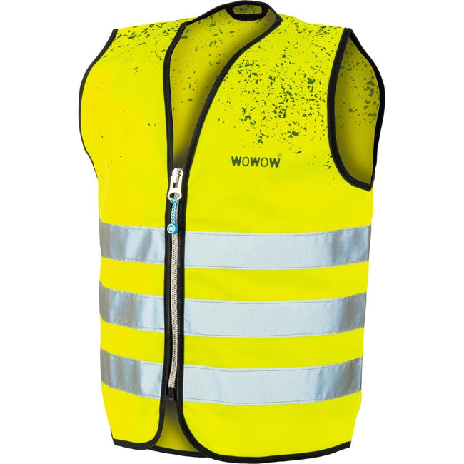 Wowow - Schlamm Jacket fluoreszierende Weste, gelb, M (Kind)