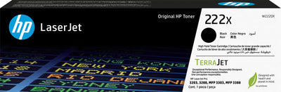 HP -  toner 222X, 3.200 pagina's, OEM W2220X, zwart