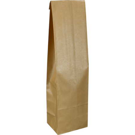 Weinflaschenbeutel 1 Flasche 10x8x40cm Kraft 50 Stück Gold