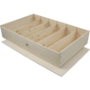 Klika - Weinkiste | Holz | 6 Flaschen | inkl. Deckel | 566x340x85mm | 5 Stück